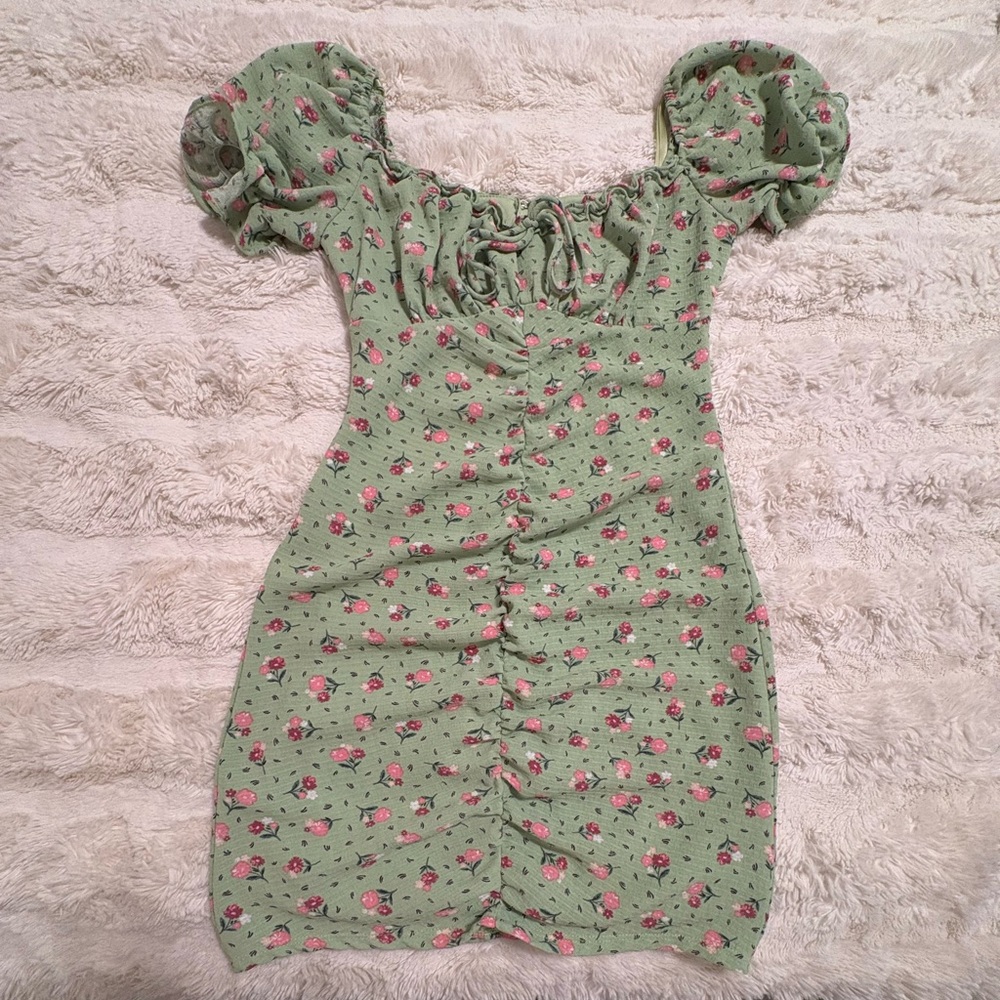 City Studio Light Green Dress